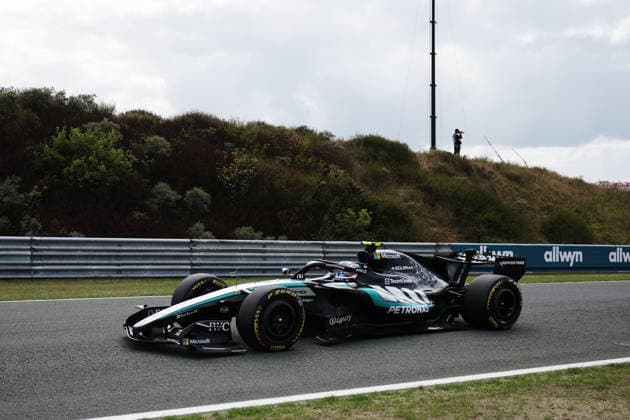 F1 - DUTCH GRAND PRIX 2026 12 KIMI ANTONELLI Andrea (ita), Mercedes AMG F1 Team W17, action during the Formula 1 Dutch Grand Prix 2026, 12th round of the 2026 Formula One World Championship, WM, Weltmeisterschaft from August 21 to 23, 2026 on the Circuit Zandvoort, in Zandvoort, Netherlands - ZandvoortNetherlands  Copyright: xDPPIx