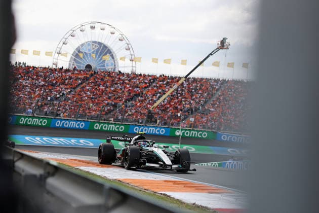 F1 - DUTCH GRAND PRIX 2026 12 KIMI ANTONELLI Andrea (ita), Mercedes AMG F1 Team W17, action during the Formula 1 Dutch Grand Prix 2026, 12th round of the 2026 Formula One World Championship, WM, Weltmeisterschaft from August 21 to 23, 2026 on the Circuit Zandvoort, in Zandvoort, Netherlands - ZandvoortNetherlands  Copyright: xDPPIx