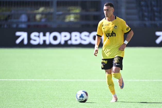 BERN, SWITZERLAND - AUGUST 23: Stefan Bukinac of Young Boys in action during the Swiss Super League match between BSC Young Boys and FC Vaduz at Stadion Wankdorf on August 23, 2026 in Bern, Switzerland. Bern Stadion Wankdorf Bern Switzerland *** BERN, SWITZERLAND, AUGUST 23 Stefan Bukinac of Young Boys in action during the Swiss Super League match between BSC Young Boys and FC Vaduz at Wankdorf Stadium on August 23, 2026, in Bern, Switzerland Bern Wankdorf Stadium Bern Switzerland Copyright: xJustPictures.ch ManuelxWinterbergerx jp-en-EuSpIm-MWI_2425
