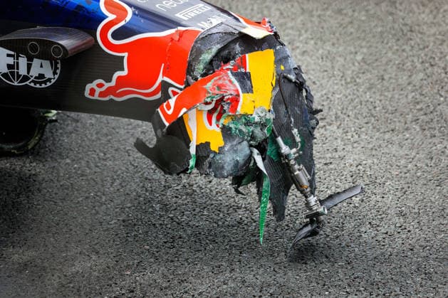 F1 - DUTCH GRAND PRIX 2026 03 VERSTAPPEN Max (nld), Red Bull Racing Ford RB22, action crash, accident, during the Formula 1 Dutch Grand Prix 2026, 12th round of the 2026 Formula One World Championship, WM, Weltmeisterschaft from August 21 to 23, 2026 on the Circuit Zandvoort, in Zandvoort, Netherlands - ZandvoortNetherlands  Copyright: xFLORENTxGOODENx