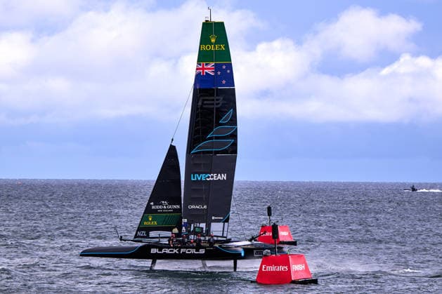 GER, Sail GP, Rockwool Germany Sail Grand Prix, Sassnitz, 22.-23.08.2026, Deutschland, Samstag, 23.08.2026, Renntag 2, BLACK FOILS - Sail GP Team - New Zealand; Driver - Peter Burling, GER, Sail GP, Rockwool Germany Sail Grand Prix, Sassnitz, 22.-23.08.2026, Deutschland, Samstag, 23.08.2026, Renntag 2, *** GER, Sail GP, Rockwool Germany Sail Grand Prix, Sassnitz, August 22–23, 2026, Germany, Saturday, August 23, 2026, Race Day 2, BLACK FOILS Sail GP Team New Zealand Driver Peter Burling, GER, Sail GP, Rockwool Germany Sail Grand Prix, Sassnitz, August 22–23, 2026, Germany, Saturday, August 23, 2026, Race Day 2, Copyright: xClaudiusxRauchx