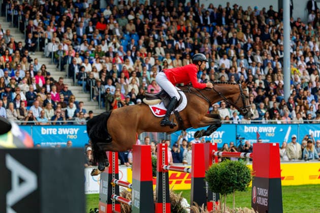 AACHEN - FEI World Championships 2026, AACHEN - FEI World Championships 2026 GUERDAT Steve (SUI), Dynamix de Belheme FEI Jumping World Championship, WM, Weltmeisterschaft Third Competition Individual Final Aachen, Reitstadion Soers 23. August 2026 - *** AACHEN FEI World Championships 2026, AACHEN FEI World Championships 2026 GUERDAT Steve SUI, Dynamix de Belheme FEI Jumping World Championship Third Competition Individual Final Aachen, Reitstadion Soers, August 23, 2026