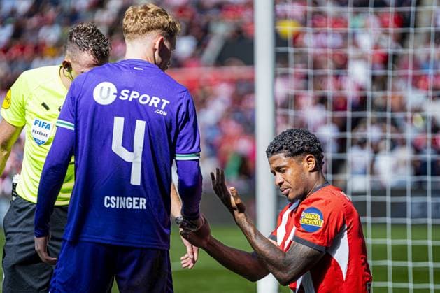 EINDHOVEN - Ryan Flamingo of PSV Eindhoven during the Eredivisie match between PSV Eindhoven and FC Groningen at the Philips Stadium on August 23, 2026 in Eindhoven, the Netherlands. KEVIN SENDERS ANP Eredivisie 2026 27 xVIxANPxSportx xMarcelxterxBalsxIVx 566112147 originalFilename: 566112147.jpg