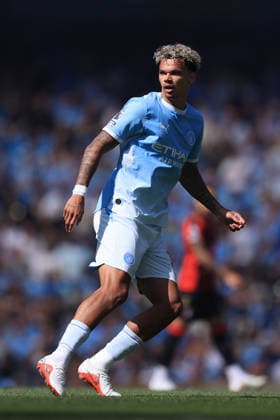 Football - Premier League - Manchester City v Bournemouth 23rd August 2026 - Premier League - Manchester City v Bournemouth - Nico O Reilly of Manchester City - Photo: Simon Stacpoole Offside. Manchester UK *** Fußball: Premier League – Manchester City gegen Bournemouth, 23. August 2026; Premier League – Manchester City gegen Bournemouth; Nico O’Reilly von Manchester City; Foto: Simon Stacpoole; Abseits; Manchester, Großbritannien  Copyright: xSimonxStacpoolexOffside