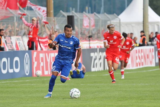10 Pereira Rodrigues, Miguel (Krieschow) Fußball DFB-Pokal 2026 2027 1. Hauptrunde VfB Krieschow 1921 - 1. FSV Mainz 05 *** 10 Pereira Rodrigues, Miguel Krieschow Soccer DFB Cup 2026–2027 1st Round VfB Krieschow 1921 1 FSV Mainz 05