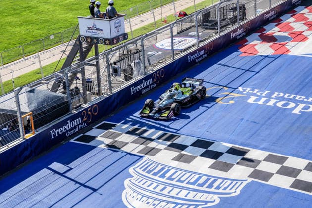Freedom 250 Grand Prix in Washington D.C WASHINGTON, D.C., UNITED STATES - AUGUST 23: Pilots compete during qualifying for the NTT IndyCar, Indy Car, IRL, USA Series Freedom 250 in Washington, D.C., USA on August 23, 2026. Hasan Akbas Anadolu Washington DC United States. Editorial use only. Please get in touch for any other usage.  Copyright: x2026xAnadoluxHasanxAkbasx