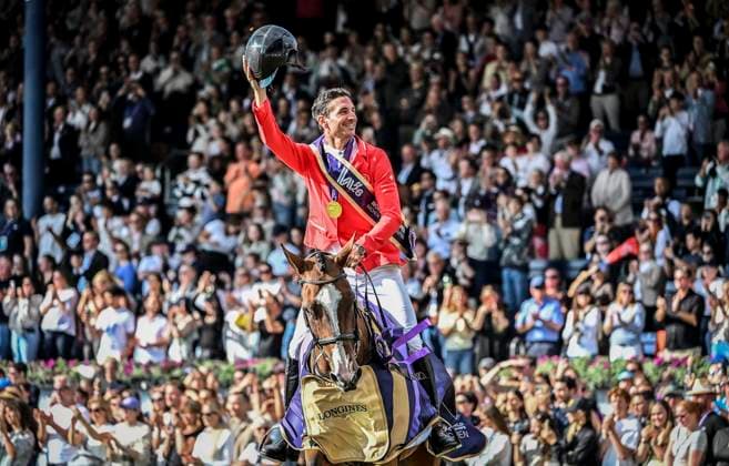 FEI Springreit-Weltmeisterschaft Dritte Wertungsprüfung (Einzeldringespringen Einzelwertung). FEI Jumping World Championship, WM, Weltmeisterschaft Third Competition Individual. Final FEI World Championships Aachen 2026. Reit WM in Aachen im Allianz Park (Austragungsort der FEI World Championships) ** NUR FÜR REDAKTIONELLE ZWECKE ** EDITORIAL USE ONLY **<p>Schweizer Steve Guerdat und Pferd Dynamix de Belheme am Sonntag, dem 23 08 2026. FEI Springreit-Weltmeisterschaft Dritte Wertungsprüfung (Einzeldringespringen Einzelwertung). In diesem Jahr wird in Aachen die Reit WM ausgerichtet. FEI World Championships Aachen 2026. Reit WM in Aachen im Allianz Park (Austragungsort der FEI World Championships) Deutschland NRW Essen Copyright: KerstinxKokoska *** FEI Jumping World Championship Third Competition Individual Final Individual Standings FEI Jumping World Championship Third Competition Individual Final FEI World Championships Aachen 2026 Equestrian World Championships in Aachen at Allianz Park, the venue for the FEI World Championships ** FOR EDITORIAL PURPOSES ONLY ** EDITORIAL USE ONLY ** p Swiss rider Steve Guerdat and his horse Dynamix de Belheme on Sunday, August 23, 2026 FEI World Championships in Show Jumping, Third Competition, Individual Final, Individual Standings This year, the World Equestrian Games will be held in Aachen FEI World Championships Aachen 2026 World Equestrian Games in Aachen at Allianz Park, venue for the FEI World Championships Germany, North Rhine-Westphalia, Essen Copyright KerstinxKokoska Copyright: KerstinxKokoska doc87ab2ljxhuuy6hf3mde ,EDITORIAL USE ONLY
