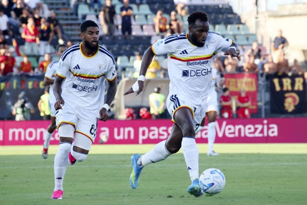 Lecce™s Lassana Coulibaly 29 during the Serie A soccer match between Venezia FC and US Lecce in the Pier Luigi Penzo Stadium di Venice,north east Italy - August 23, 2026. - Soccer  Copyright: xPaolaxGarbuio LaPressex
