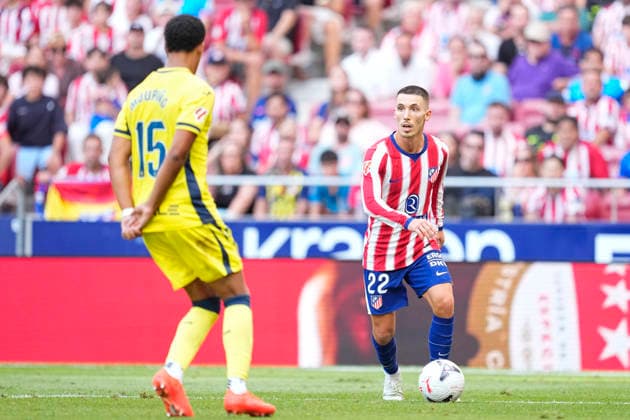 August 23, 2026, Madrid, Madrid, Spain: Alejandro Grimaldo of Atletico de Madrid in action during the Spanish League, LaLiga EA Sports, football match played between Atletico de Madrid and Villarreal CF at Riyadh Air Metropolitano stadium on August 23, 2026, in Madrid, Spain. Atletico De Madrid V Villarreal CF - LaLiga EA Sports  - ZUMAa181 20260823_zaa_a181_098 Copyright: xOscarxJ.xBarrosox