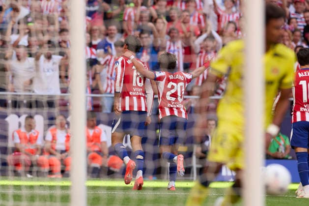 ESP: LaLiga EA Sports Atletico de Madrid v Villarreal CF Marc Pubill of Atletico de Madrid scores goal and celebrates during LaLiga EA Sports between Atletico de Madrid v Villarreal CF played at Riyadh Air Metropolitano Stadium in Madrid on August 23, 2026 in Spain Spain Futbol *** ESP LaLiga EA Sports Atlético de Madrid vs. Villarreal CF Marc Pubill of Atlético de Madrid scores a goal and celebrates during the LaLiga EA Sports match between Atlético de Madrid and Villarreal CF played at Riyadh Air Metropolitano Stadium in Madrid on August 23, 2026, in Spain. Spanish Soccer Copyright: xAgenciaxLOFx