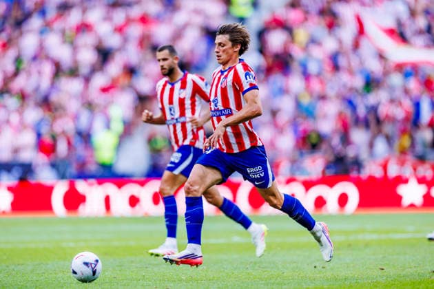 Atletico de Madrid vs Villarreal CF - LaLiga EA Sports - 23 08 2026 Robin Le Normand of Atletico de Madrid in action during the LaLiga EA Sports match between Atletico de Madrid and Villarreal CF at Riyadh Air Metropolitano Stadium on August 23, 2026 in Madrid, Spain. Madrid Spain Copyright: xMarinaxFrutos PGSxPhotoxAgencyx