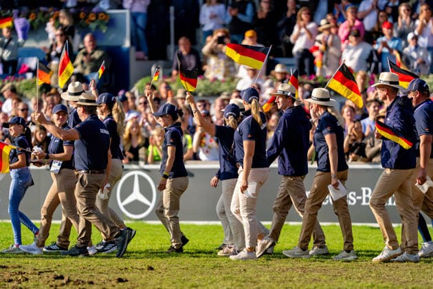 Impressionen der Abschlussfeier FEI World Championship, WM, Weltmeisterschaft Aachen 2026, Closing Ceremony, Abschlussfeier, 23.08.2026 FEI World Championship Aachen 2026, Closing Ceremony, Abschlussfeier, 23.08.2026 Aachen *** Highlights from the Closing Ceremony of the 2026 FEI World Championships in Aachen, Closing Ceremony, August 23, 2026, 2026 FEI World Championships in Aachen, Closing Ceremony, August 23, 2026, Aachen Copyright: xEibner-Pressefoto J.xDerondeaux EP_JDU