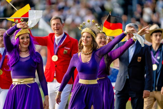 Impressionen der Abschlussfeier FEI World Championship, WM, Weltmeisterschaft Aachen 2026, Closing Ceremony, Abschlussfeier, 23.08.2026 FEI World Championship Aachen 2026, Closing Ceremony, Abschlussfeier, 23.08.2026 Aachen *** Highlights from the Closing Ceremony of the 2026 FEI World Championships in Aachen, Closing Ceremony, August 23, 2026, 2026 FEI World Championships in Aachen, Closing Ceremony, August 23, 2026, Aachen Copyright: xEibner-Pressefoto J.xDerondeaux EP_JDU