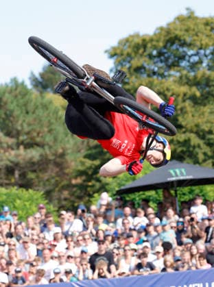 23.08.2026 Finale Männer bei der UEC BMX Freestyle Park Europameisterschaft in Darmstadt Ausrichter VC Darmstadt hier Marin Rantes (Cro) Darmstadt Hessen Deutschland *** August 23, 2026 Men s Final at the UEC BMX Freestyle Park European Championships in Darmstadt Hosted by VC Darmstadt; here: Marin Rantes, Cro Darmstadt, Hesse, Germany