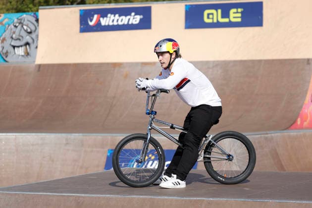 23.08.2026 Finale Männer bei der UEC BMX Freestyle Park Europameisterschaft in Darmstadt Ausrichter VC Darmstadt hier Kieran Reilly (GBR) Darmstadt Hessen Deutschland *** August 23, 2026 Men s Final at the UEC BMX Freestyle Park European Championships in Darmstadt Host: VC Darmstadt Here: Kieran Reilly (GBR), Darmstadt, Hesse, Germany