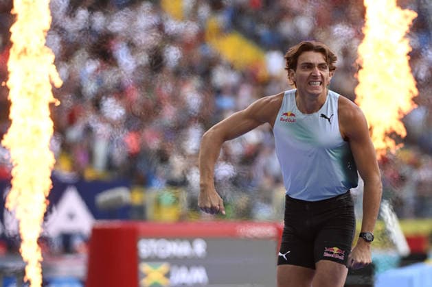 Silesia Diamond League Meeting 2026 in Chorzow CHORZOW, POLAND - AUGUST 23: Armand Mondo Duplantis of Sweden in action in the Men s Pole Vault Final at the Silesia Diamond League meeting of the 2026 Wanda Diamond League circuit at Silesian Stadium on August 23, 2026 in Chorzow, Poland Stringer Anadolu Chorzow Poland. Editorial use only. Please get in touch for any other usage.  Copyright: x2026xAnadoluxStringerx
