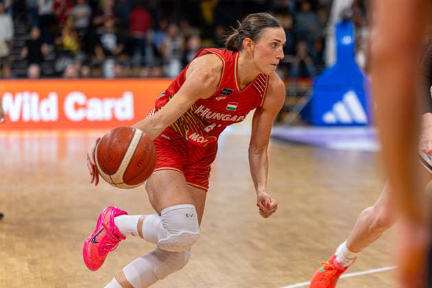 GOETTINGEN, GERMANY - AUGUST 23: Reka Lelik (Hungary, 21) with ball during the exhibition game, match between Germany vs. Hungary at Sparkassen-Arena on August 23, 2026 in Goettingen, Germany. Lower Saxony Germany Copyright: xBEAUTIFULxSPORTS Freudensteinx
