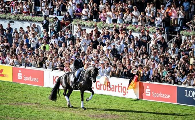 FEI World Championships Aachen 2026. Reit WM in Aachen im Allianz Park (Austragungsort der FEI World Championships) ** NUR FÜR REDAKTIONELLE ZWECKE ** EDITORIAL USE ONLY **<p>Feierliche Abschlussveranstaltung im Hauptstadion am Sonntag, dem 23 08 2026. In diesem Jahr wird in Aachen die Reit WM ausgerichtet. FEI World Championships Aachen 2026. Reit WM in Aachen im Allianz Park (Austragungsort der FEI World Championships) Deutschland NRW Essen Copyright: KerstinxKokoska *** FEI World Championships Aachen 2026 Equestrian World Championships in Aachen at Allianz Park, venue of the FEI World Championships ** FOR EDITORIAL PURPOSES ONLY ** EDITORIAL USE ONLY ** p Closing ceremony at the main stadium on Sunday, August 23, 2026 This year, Aachen will host the World Equestrian Championships FEI World Championships Aachen 2026 World Equestrian Championships in Aachen at Allianz Park Venue of the FEI World Championships Germany North Rhine-Westphalia Essen Copyright KerstinxKokoska Copyright: KerstinxKokoska doc87ac4j9jc9e15ren6iar ,EDITORIAL USE ONLY