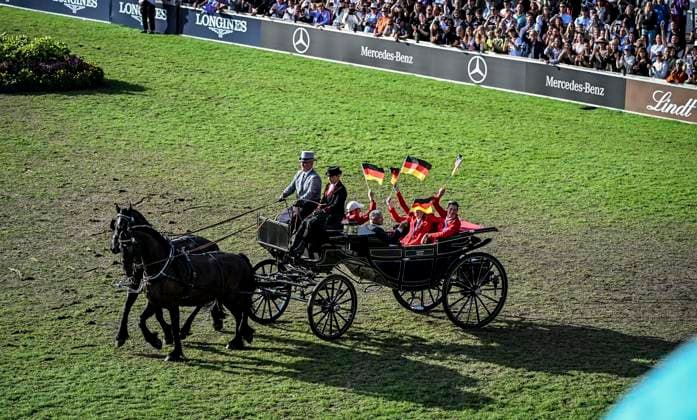 FEI World Championships Aachen 2026. Reit WM in Aachen im Allianz Park (Austragungsort der FEI World Championships) ** NUR FÜR REDAKTIONELLE ZWECKE ** EDITORIAL USE ONLY **<p>Feierliche Abschlussveranstaltung im Hauptstadion am Sonntag, dem 23 08 2026. In diesem Jahr wird in Aachen die Reit WM ausgerichtet. FEI World Championships Aachen 2026. Reit WM in Aachen im Allianz Park (Austragungsort der FEI World Championships) Deutschland NRW Essen Copyright: KerstinxKokoska *** FEI World Championships Aachen 2026 Equestrian World Championships in Aachen at Allianz Park, venue of the FEI World Championships ** FOR EDITORIAL PURPOSES ONLY ** EDITORIAL USE ONLY ** p Closing ceremony at the main stadium on Sunday, August 23, 2026 This year, Aachen will host the World Equestrian Championships FEI World Championships Aachen 2026 World Equestrian Championships in Aachen at Allianz Park Venue of the FEI World Championships Germany North Rhine-Westphalia Essen Copyright KerstinxKokoska Copyright: KerstinxKokoska doc87ac4mfvj6ucn2u3mde ,EDITORIAL USE ONLY