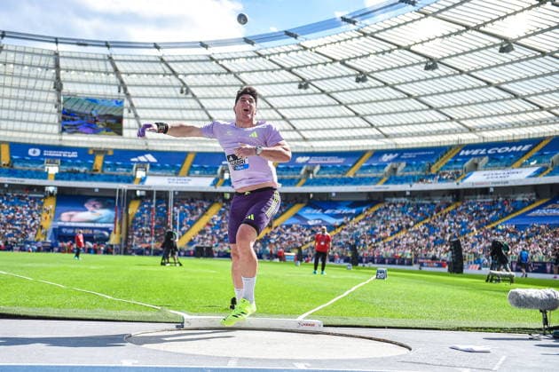 2026.08.23 Chorzow Lekkoatletyka Sezon 2026 Silesia Memorial Kamili Skolimowskiej - Diamentowa Liga na Stadionie Slaskim N z Leonardo Fabbri, pchniecie kula, shot put Foto Marcin Bulanda PressFocus 2026.08.23 Chorzow Athletics Wanda Diamond League Season 2026 Silesia Memorial Kamili Skolimowskiej - Diamentowa Liga na Stadionie Slaskim Leonardo Fabbri, pchniecie kula, shot put Credit: Marcin Bulanda PressFocus NEWSPIX.PL --- newspix.pl POLAND OUT! 