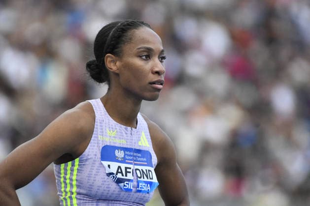 TRACK AND FIELD - International Track and Field Meet - Silesia Diamond League Photo by IPA ABACAPRESS.COM87735574 - Thea Lafond at the Diamond League Silesia Memorial Kamili Skolimowska in Chorzów, Poland, on August 23, 2026 Chorzow Poland  Copyright: xIPAxSport ABACAx