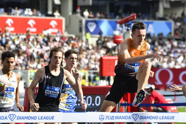 TRACK AND FIELD - International Track and Field Meet - Silesia Diamond League Photo by IPA ABACAPRESS.COM87735617 - Matthew Wilkinson and Niklas Buchholz during the Diamond League Silesia Memorial Kamili Skolimowska in Chorzów, Poland, on August 23, 2026 Chorzow Poland  Copyright: xIPAxSport ABACAx