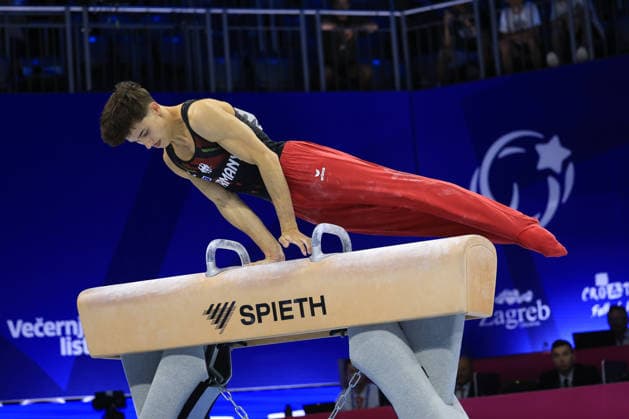 Zagreb, 23.08.2026. - 37TH EUROPEAN MEN™S ARTISTIC GYMNASTICS Men s Artistic Gymnastics Team Final SENIORS. 578 EDER Timo (GER) Men s Artistic Gymnastics Team Final SENIORS  2S6A4901.JPG