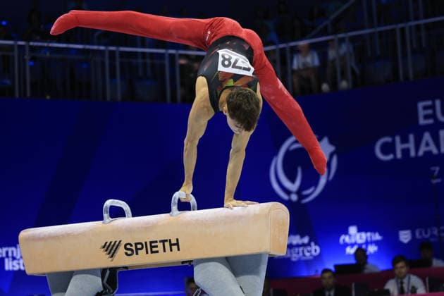 Zagreb, 23.08.2026. - 37TH EUROPEAN MEN™S ARTISTIC GYMNASTICS Men s Artistic Gymnastics Team Final SENIORS. 578 EDER Timo (GER) Men s Artistic Gymnastics Team Final SENIORS  2S6A4994.JPG
