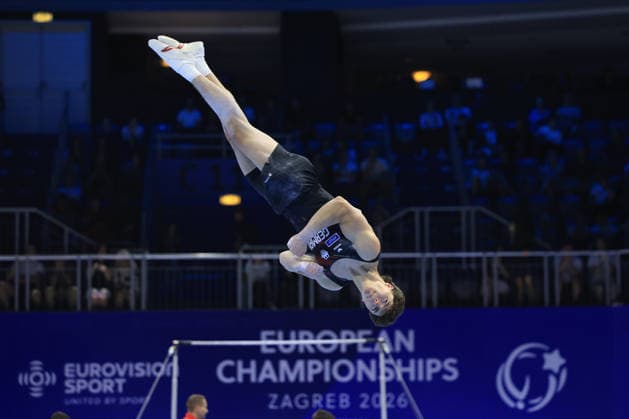 Zagreb, 23.08.2026. - 37TH EUROPEAN MEN™S ARTISTIC GYMNASTICS Men s Artistic Gymnastics Team Final SENIORS. 581 STELMAKH Radomyr (GER) Men s Artistic Gymnastics Team Final SENIORS  2S6A2168.JPG