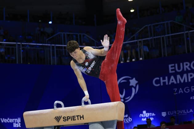Zagreb, 23.08.2026. - 37TH EUROPEAN MEN™S ARTISTIC GYMNASTICS Men s Artistic Gymnastics Team Final SENIORS. 581 STELMAKH Radomyr (GER) Men s Artistic Gymnastics Team Final SENIORS  2S6A5873.JPG