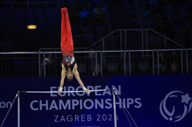 Zagreb, 23.08.2026. - 37TH EUROPEAN MEN™S ARTISTIC GYMNASTICS Men s Artistic Gymnastics Team Final SENIORS. 665 TAMSEL Dominic (SUI) Men s Artistic Gymnastics Team Final SENIORS  2S6A6592.JPG