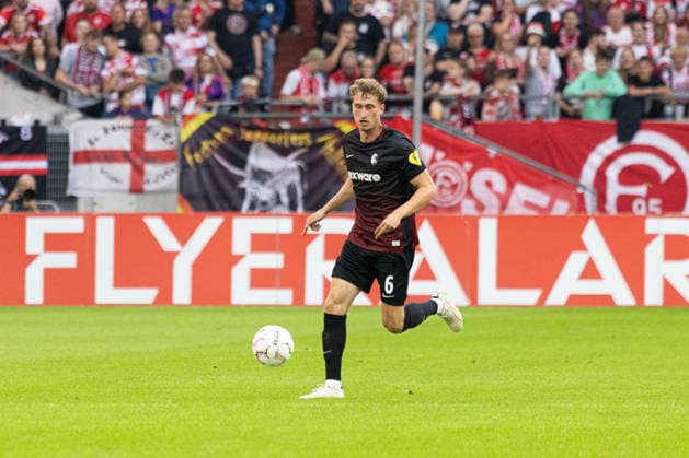 Düsseldorf, Deutschland 23. August 2026: DFB-Pokal - 2026 2027 - 1. Runde - Fortuna Düsseldorf gegen SC Freiburg Im Bild: DFL DFB regulations prohibit any use of photographs as image sequences and or quasi-video. Merkur Spiel Arena Nordrhein Westfalen *** Düsseldorf, Germany, August 23, 2026; 2026–2027 DFB Cup, First Round: Fortuna Düsseldorf vs. SC Freiburg; Pictured: DFL and DFB regulations prohibit any use of photographs as image sequences and or quasi-video; Merkur Spiel Arena, North Rhine-Westphalia Copyright: xFotostandx xGörtzx