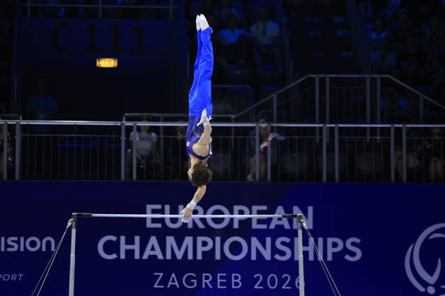 Zagreb, 23.08.2026. - 37TH EUROPEAN MEN™S ARTISTIC GYMNASTICS Men s Artistic Gymnastics Team Final SENIORS. 650 SIEEDIN Savelii (WG2) Men s Artistic Gymnastics Team Final SENIORS  2S6A5583.JPG