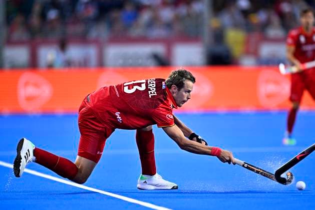 Spain v Belgium - FIH Hockey World Cup 2026 WAVRE, BELGIUM - AUGUST 23 : De Kerpel Nicolas of Belgium during the FIH Hockey World Cup 2026 M36 second phase group pool F match between Spain and Belgium on August 23, 2026 in Wavre, Belgium, 23 08 2026 Wavre Belgium  Copyright: xTomasxSiskx