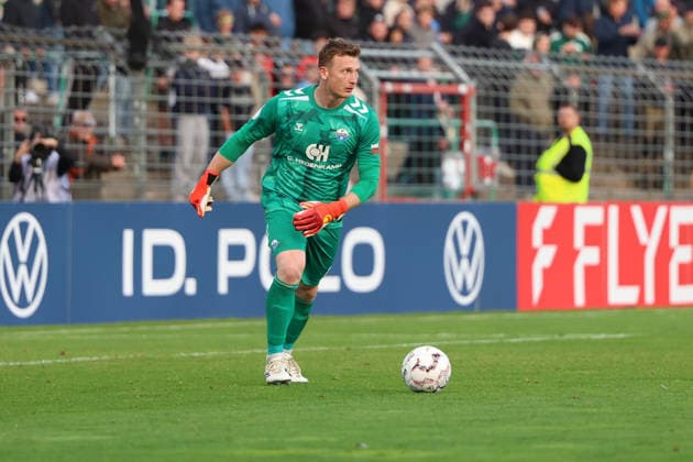 Fußball I Herren I Saison 2026 2027 I DFB-Pokal I 1. Runde I 1. FC Phönix Lübeck - SC Paderborn 07 I 23.08.2026 Markus Schubert (1, SC Paderborn 07) Lübeck Stadion an der Lohmühle Schleswig-Holstein Deutschland *** Soccer I Men s I 2026–2027 Season I DFB Cup I First Round I 1. FC Phönix Lübeck vs. SC Paderborn 07 I August 23, 2026 Markus Schubert 1, SC Paderborn 07 Lübeck, Stadion an der Lohmühle, Schleswig-Holstein, Germany Copyright: xLobeca VivianxPfaffx