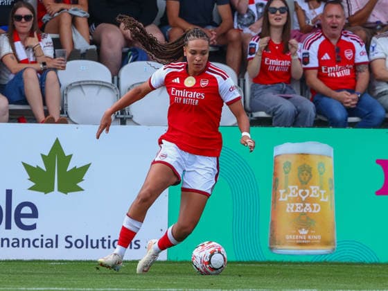 London Borehamwood, England - September 23: Lisa Baum of Arsenalduring the pre season match between Arsenal Women and Paris FC, at Mangata Developments Stadium, Meadow Park on September 23, 2026 in London, England Photo credit: Jody Demay-Davies SPP  Copyright: xJodyxDemay-Daviesx xSPPx Sportspressphoto_SPR213798