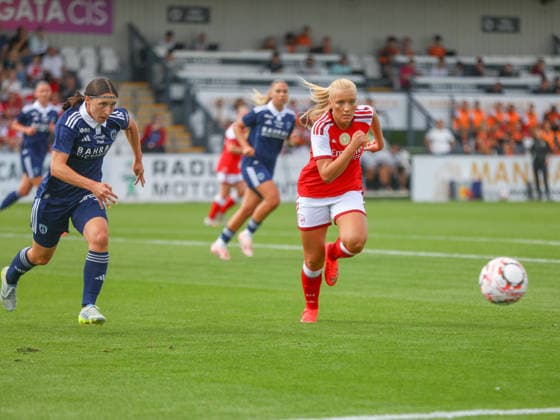 London Borehamwood, England - September 23: Stina Blackstenius of Arsenal during the pre season match between Arsenal Women and Paris FC, at Mangata Developments Stadium, Meadow Park on September 23, 2026 in London, England Photo credit: Jody Demay-Davies SPP  Copyright: xJodyxDemay-Daviesx xSPPx Sportspressphoto_SPR213817