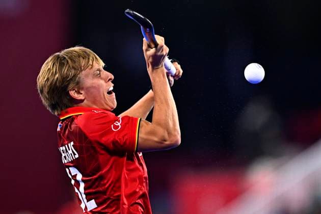 Spain v Belgium - FIH Hockey World Cup 2026 WAVRE, BELGIUM - AUGUST 23 : Vloeberghs Jack of Belgium during the FIH Hockey World Cup 2026 M36 second phase group pool F match between Spain and Belgium on August 23, 2026 in Wavre, Belgium, 23 08 2026 Wavre Belgium  Copyright: xTomasxSiskx