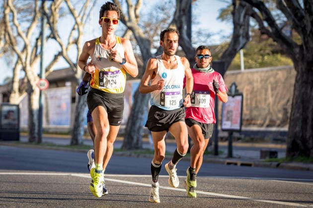 TRACK AND FIELD - Marathon - Buenos Aires 21K Half Marathon Photo by IPA ABACAPRESS.COM87736124 - Runners at the 21K Buenos Aires Half Marathon particPhoto by IPA ABACAPRESS.COMting in the street race in Argentina. Buenos Aires Argentina  Copyright: xIPAxSport ABACAx