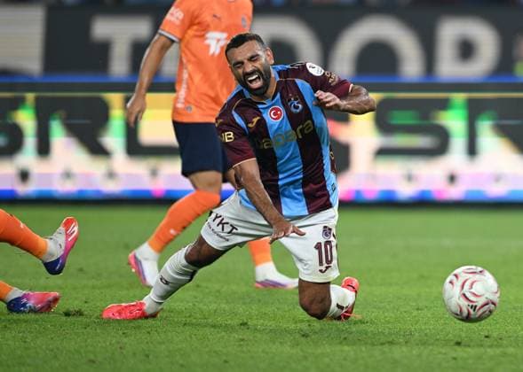 Trabzonspor v Basaksehir - Turkish Super Lig TRABZON, TURKIYE - AUGUST 23 : Mohamed Salah of Trabzonspor in action during the Turkish Super Lig match between Trabzonspor and Istanbul Basaksehir at Papara Park in Trabzon, Turkiye on August 23, 2026. Hakan Burak Altunoz Anadolu Trabzon Turkey. Editorial use only. Please get in touch for any other usage.  Copyright: x2026xAnadoluxHakanxBurakxAltunozx