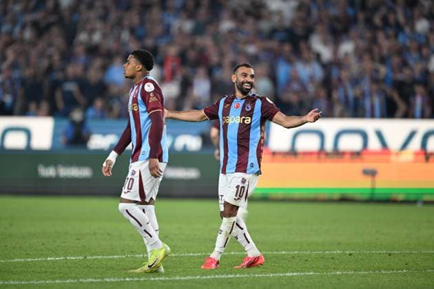Trabzonspor v Basaksehir - Turkish Super Lig TRABZON, TURKIYE - AUGUST 23 : Mohamed Salah of Trabzonspor in action during the Turkish Super Lig match between Trabzonspor and Istanbul Basaksehir at Papara Park in Trabzon, Turkiye on August 23, 2026. Hakan Burak Altunoz Anadolu Trabzon Turkey. Editorial use only. Please get in touch for any other usage.  Copyright: x2026xAnadoluxHakanxBurakxAltunozx