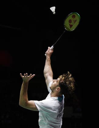 2026 BWF World Championships Men s Singles Finals: France vs Japan New Delhi, Aug 23 (ANI): France s Alex Lanier in action against Japan s Kodai Naraoka in the men s singles final match at the BWF World Championships at Indira Gandhi Indoor Stadium, in New Delhi on Sunday. NEW DELHI Delhi India Copyright: xANIx ANI_20260823308