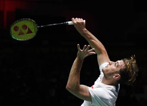2026 BWF World Championships Men s Singles Finals: France vs Japan New Delhi, Aug 23 (ANI): France s Alex Lanier in action against Japan s Kodai Naraoka in the men s singles final match at the BWF World Championships at Indira Gandhi Indoor Stadium, in New Delhi on Sunday. Delhi Delhi India Copyright: xANIx ANI_20260823309