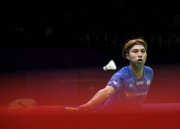 2026 BWF World Championships Men s Singles Finals: France vs Japan New Delhi, Aug 23 (ANI): Japan s Kodai Naraoka in action against France s Alex Lanier in the men s singles final match at the BWF World Championships at Indira Gandhi Indoor Stadium, in New Delhi on Sunday. NEW DELHI Delhi India Copyright: xANIx ANI_20260823313