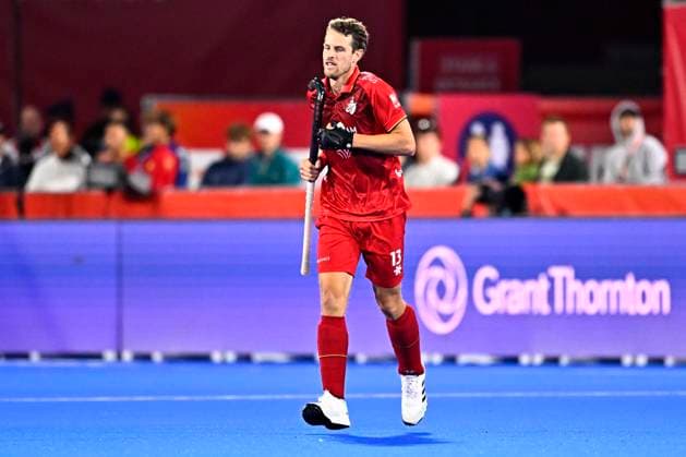 Spain v Belgium - FIH Hockey World Cup 2026 WAVRE, BELGIUM - AUGUST 23 : De Kerpel Nicolas of Belgium during the FIH Hockey World Cup 2026 M36 second phase group pool F match between Spain and Belgium on August 23, 2026 in Wavre, Belgium, 23 08 2026 Wavre Belgium  Copyright: xTomasxSiskx
