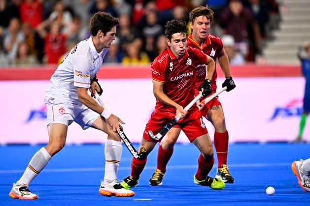 Spain v Belgium - FIH Hockey World Cup 2026 WAVRE, BELGIUM - AUGUST 23 : Stockbroekx Thibeau of Belgium during the FIH Hockey World Cup 2026 M36 second phase group pool F match between Spain and Belgium on August 23, 2026 in Wavre, Belgium, 23 08 2026 Wavre Belgium  Copyright: xTomasxSiskx