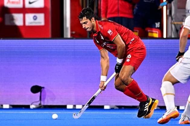Spain v Belgium - FIH Hockey World Cup 2026 WAVRE, BELGIUM - AUGUST 23 : Hendrickx Alexander of Belgium during the FIH Hockey World Cup 2026 M36 second phase group pool F match between Spain and Belgium on August 23, 2026 in Wavre, Belgium, 23 08 2026 Wavre Belgium  Copyright: xTomasxSiskx