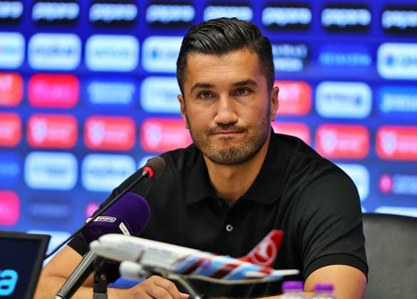 Trabzonspor v Basaksehir - Turkish Super Lig TRABZON, TURKIYE - AUGUST 23: Istanbul Basaksehir head coach Nuri Sahin speaks during a press conference, PK, Pressekonferenz following the Turkish Super Lig 2nd week match between Trabzonspor and Istanbul Basaksehir, in Trabzon, Turkiye on August 23, 2026. Hamza Onder Kuloglu Anadolu Trabzon Turkey. Editorial use only. Please get in touch for any other usage.  Copyright: x2026xAnadoluxHamzaxOnderxKuloglux