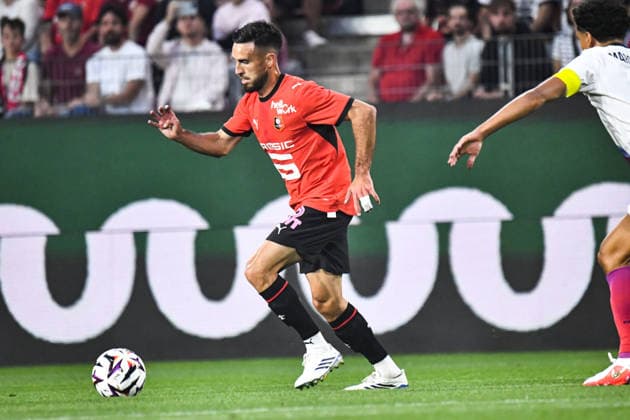 FOOTBALL : Stade Rennais vs Paris SG - Ligue 1 - JournÃ e 1 - 23 08 2026 Adrien Thomasson (Stade Rennais) RennesFrance  Copyright: xBaptistexAutissierx