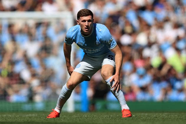 23rd August 2026; Etihad Stadium, Manchester, Lancashire, England; Premier League Football, Manchester City versus AFC Bournemouth; Elliot Anderson of Manchester City DavidxBlunsden